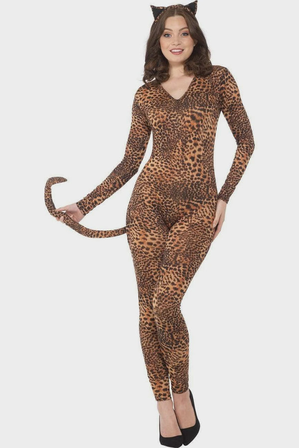 Snow Leopard Cat Suit